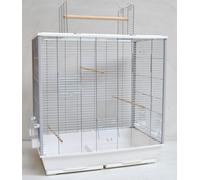 Grande cage à oiseaux Perruche ondulée Canaris Grande perruche avec espace libre