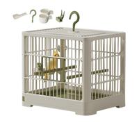 Grande cage à oiseaux pour perroquet, cage à oiseaux portable, porte-oiseaux, poignée à crochet, légère, avec perche pour perruches, pinsons, perroquets, tourterelles