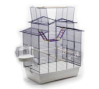 Grande cage à oiseaux XXL pour perruches canaries à siège ouvert, échelle de bain gratuite et de nombreux accessoires