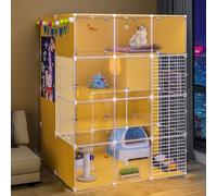 Grande cage for chat, enclos for chat d'intérieur, cages for animaux de compagnie for chats, cage for chien, cage for chat HD, enclos for chat d'intérieur, design DIY, parc for chaton noir, for animau