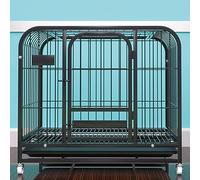 Grande cage intérieure extérieure pour animaux domestiques - Enclos en fil renforcé pour chats, chiens, cochons d'Inde et autres petits animaux avec plateau amovible