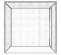 Grande cage pour animaux de compagnie en fil d'acier 1,5 x 1,5 x 1,5 m pour petits animaux, habitat extérieur et intérieur durable et sûr pour les lapins, les cochons de Guinée et les ferrets