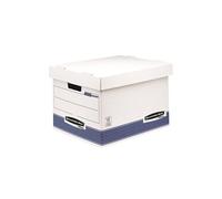 Grande Caisse d'archivage System Blanc et Bleu
