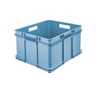Grande Caisse empilable en plastique 54 litres - Bleu