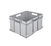 Grande Caisse empilable en plastique 54 litres - Gris Clair