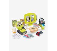 Smoby - Grande Caisse Enregistreuse - 30 Accessoires - Balance Mécanique - Vraie Calculatrice + Scanner Son et Lumière - A Partir de 3 Ans