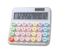 Grande Calculatrice avec Gros Boutons - Calculatrice De Bureau À 12 Chiffres | Machine À Additionner avec Écran Inclinable À 15 Degrés | Écran LCD Coloré pour Les Étudiants | Comptabilité Commerce De