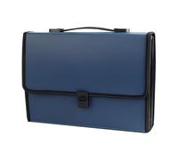 Grande capacité 26 poches pour dossiers de bureau, organiseur de documents de bureau, boîte de rangement multi-grille avec poignée de transport