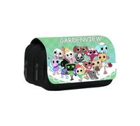 Grande Capacité Cray-ons S-ac,Dandy's Trousse Crayons,Étudiant Papeterie Toile Zipper Étui À Horror Games Crayons，Toile Crayons Sac 3D Imprimée Nylon Crayons Sac pour Bureau Scolaire Fournitures