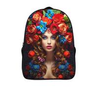 grande capacité sac à dos personnalisé femme pour élève d'école sac d'école loisirs 2 compartiment corolle sacs dos imprimé 3d-16,filles et garçons pour l'école les voyages les affaires