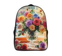 grande capacité sac d'école pour adolescent nature morte sac à dos imprimé en 3d rose garçon et fille sacs à dos 2 compartiment-16,pour l'école les voyages les affaires