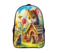 grande capacité sac pour ordinateur portable animal cartables scolaires 2 compartiment souris des toits pour élève d'école 3d imprimé sacs d'école-16,garçons filles pour les voyages les affaires