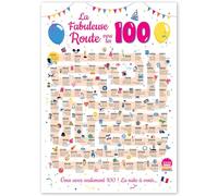 Grande Carte Anniversaire 100 Ans Femme et Homme - Idée Cadeau 100 ans Homme et Femme - Decoration Anniversaire 100 ans - Birthday Card 1926 - Carte Original La Fabuleuse Route vers les 100