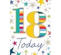 Grande carte d'anniversaire 18 ans - Format A4 Regal Publishing