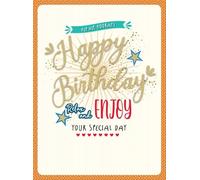 Grande carte d'anniversaire pour femme, format A4 Regal Publishing