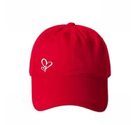 Grande casquette de baseball pour homme - Casquette de baseball tendance réglable pour entraînement et course à pied avec queue de cheval attachée pour homme, Rouge, Taille unique