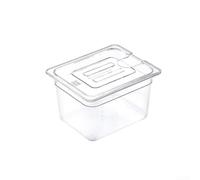 Grande casserole sous vide de 11 l en matériau PC robuste avec échelle intégrée - Convient pour mixeur plongeant de 60 mm de diamètre - Résistant à la chaleur et aux fuites - Parfait pour une cuisson