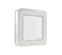 Grande chatiere a puce électronique - Blanc - 178 mm x 170 mm (Mémorisation d'un maximum de 32 puces)