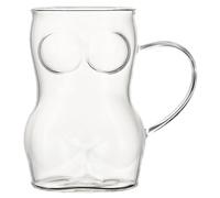 Grande chope à bière - Chope à bière en forme de corps | Verres à bière pour femmes | Tasses à eau Tasses à bière sexy, tasses à boire en verre à cocktail | Tasse à cocktail au vin rouge allant au