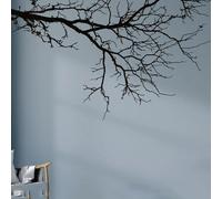 Grande cime d’arbre autocollant mur d’entrée, salon, jungle forêt, autocollant mural de chambre, salon, décoration de chambre des enfants, décalcomanie noire