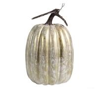 Grande citrouille en mousse pour Halloween et festival des récoltes, lisse avec des rayures réalistes, convient pour la décoration créative à faire soi-même (F)