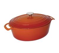 Grande cocotte en fonte ovale orange Vogue 6 L