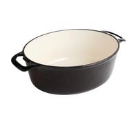 Grande cocotte ovale noire vogue 6l G