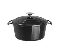 Grande cocotte ronde en fonte noire Vogue 4 L