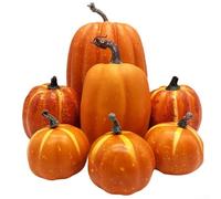 Grande collection de 712 citrouilles artificielles pour les célébrations de la récolte d'automne, pour créer une atmosphère festive (#1)
