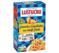 GRANDE COQUILLETTE AUX OEUFS 250G, LUSTUCRU, LOT DE 5
