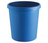 Grande Corbeille à Papier en plastique classique coloré - Bleu