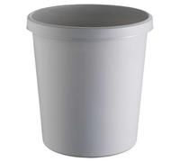 Grande Corbeille à Papier en plastique classique coloré - Gris Clair
