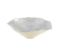 Grande coupe corolle lustrée en argent