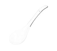 Grande cuillère en Porcelaine, Design élégant Grande cuillère en céramique Blanche Polyvalente inoffensive pour la Maison pour Le Restaurant