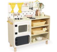 Janod Shiny Grandma Large Well Equipped Kitchen Doré Enfants