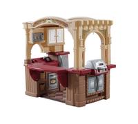 Step2 - Cuisine pour enfants Grand Walk-In Kitchen & Grill marron-beige - 103 pièces