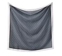 Grande écharpe carrée en polyester avec imprimé élégant et ourlet unique pour un usage quotidien tendance, E, taille unique