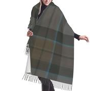 Grande Écharpe Châles Tartan Mackenzie De Outlander Chaud Écharpe Chaud Châles Foulards 68X196Cm Doux Foulards Pour Blazer, Manteau, Robe