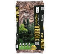 Grande écorce de pin pour le jardin 80L - Morceaux d'écorce décoratifs 50-120mm, protection contre les mauvaises herbes