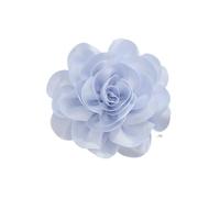 Grande épingle à fleur élégante Beau tissu Lappel Pin délicat Broche Bijoux pour le travail et les affaires Rose Boutonnière avec clip sécurisé, taille unique, Comme décrit