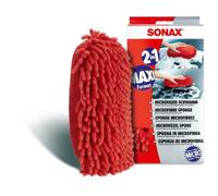 Grande éponge - Microfibre - Pour carrosserie de voiture - SONAX