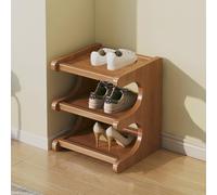 Grande étagère à chaussures étroite pour petits espaces, affichage multifonctionnel pour entrée ou solution de rangement d'angle pour chaussures.