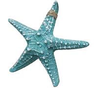 Grande étoile de mer en résine sur le thème de l'océan tropical - Décoration murale à suspendre - Coquillage de mer - Étoile de mer - Projet d'artisanat pour aquarium - Décoration d'intérieur - 16 cm