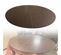 Grande extension de table ronde de 160 cm - Table de salle à manger circulaire pliable pour événements, fêtes, mariages - Extension de table polyvalente pour salle à manger