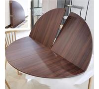 Grande extension de table ronde pliable de 190 cm pour salle à manger/banquet - Économie d'espace - Design quart de tour