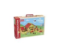 JeuJura Jeu de construction Grande ferme 8059 – 220 pièces, tracteur et animaux