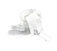 Grande fermeture éclair en résine, Double curseur, extrémité ouverte, pour veste de couture, tente, accessoires de couture, 20#, Blanc, 95cm