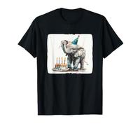 Grande fête d'anniversaire avec cette superbe tenue d'éléphant T-Shirt