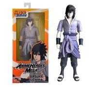 Bandai Grande Figurine articulée Anime Heroes - Naruto Shippuden - Figurine Anime Heroes Mega 30 cm - Sasuke Uchiwa