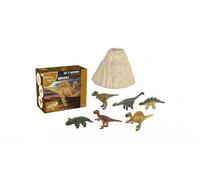 Grande figurine de dinosaure - excavation volcanique MIX